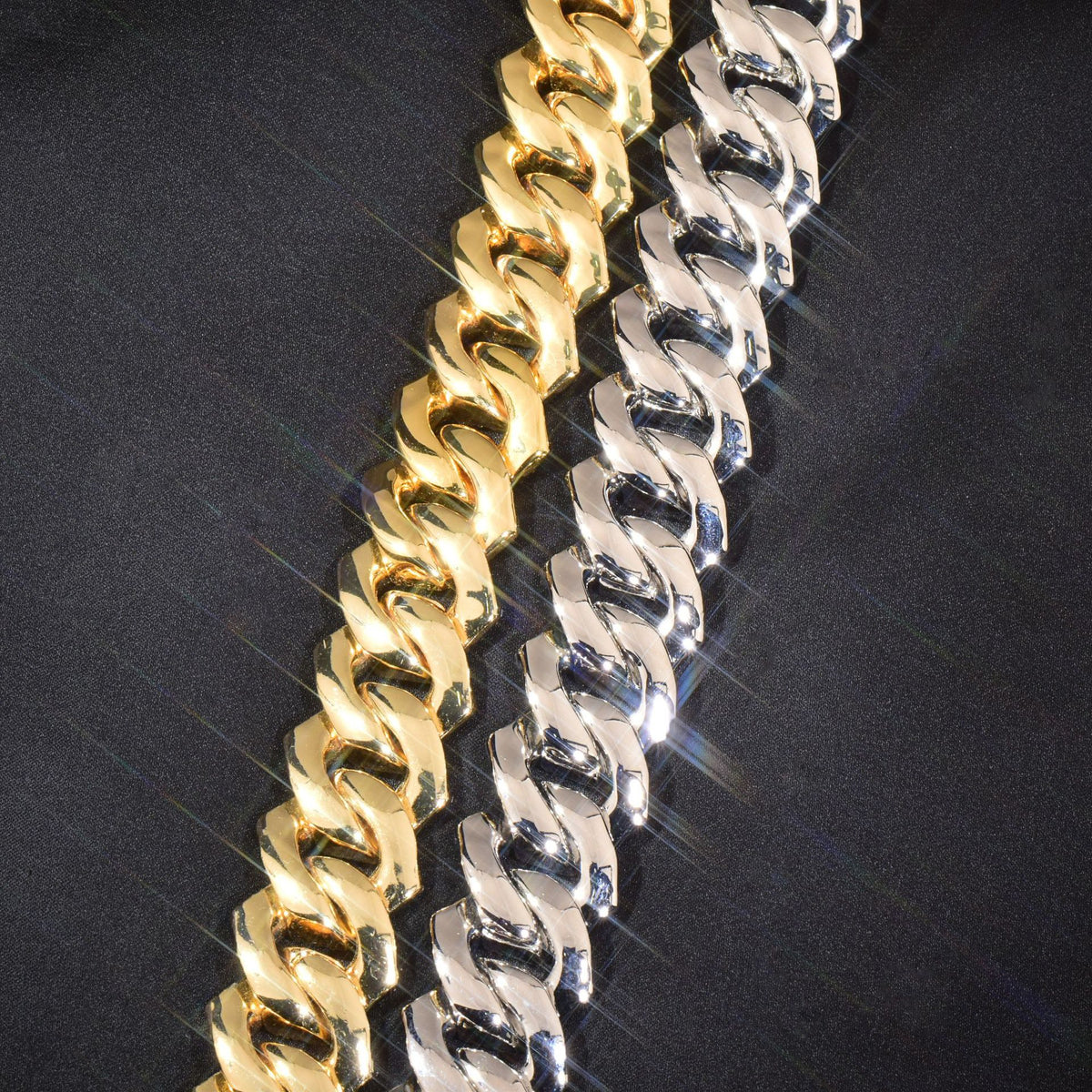 Iced Out Cuban Link Chain Necklace for Men Unisex Hip Hop product image
