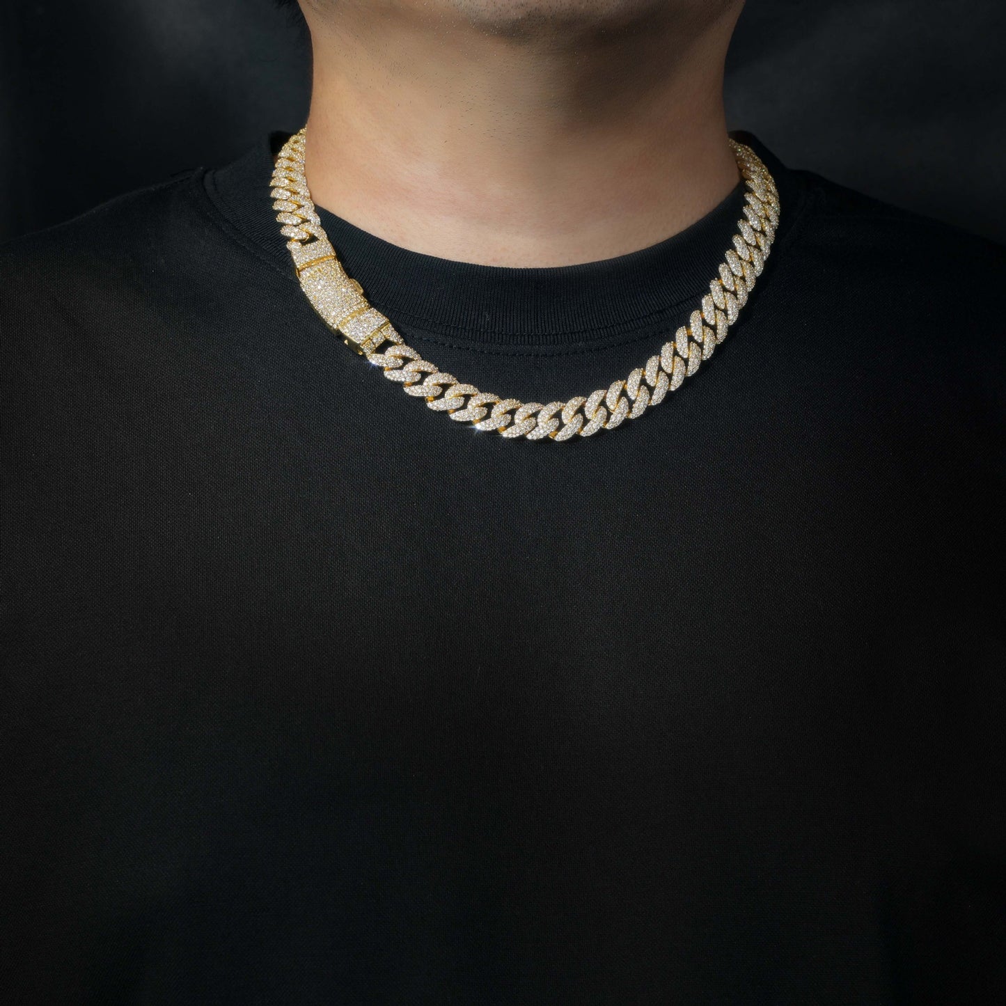 12mm Iced Out Cuban Link Chain Bracelet, Miami Cuban Link Hip Hop Jewelry for Men and Women