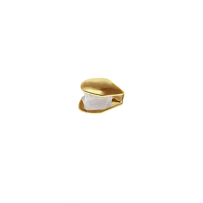 Minimalist Geometric Statement Ring for Women in Gold, Silver, or Rose Gold