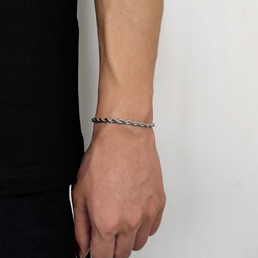 3-6 mm Twisted Rope Stainless steel Bracelet - CHA094 product image