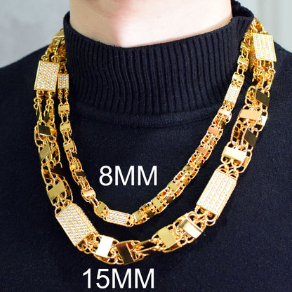 Iced Out Padlock Chain Necklace