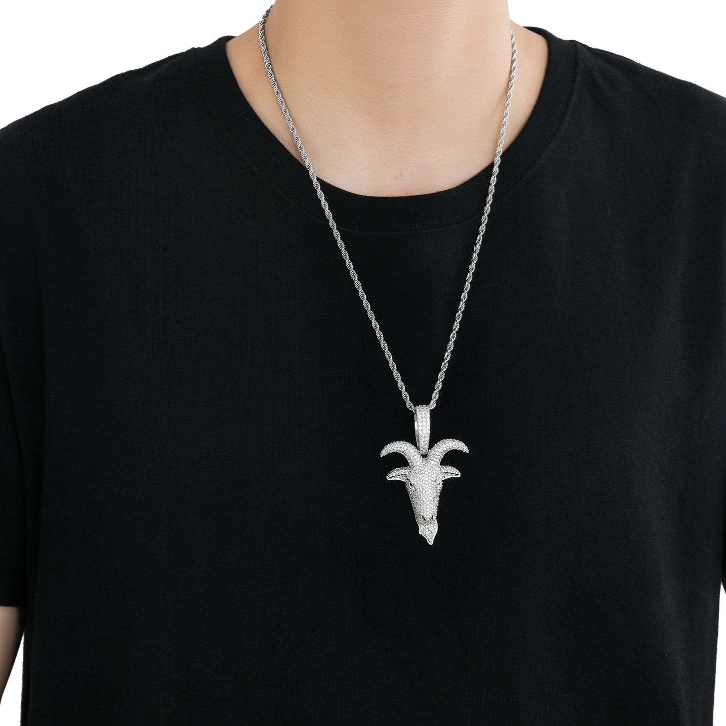 Hip Hop Fashion Copper Necklace for Men and Women
