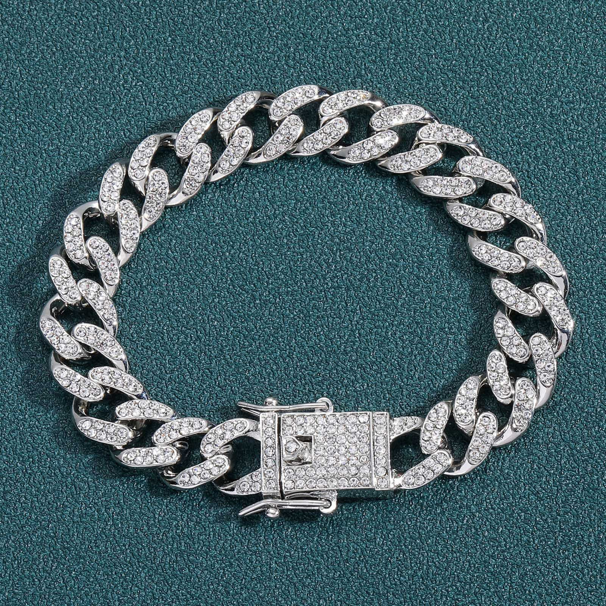 Hip Hop Minimalist Cuban Link Alloy Bracelet for Men product image