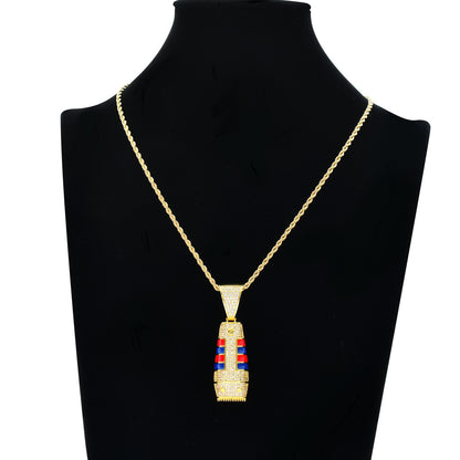 Fashion Copper Pendant Necklace for Men and Women