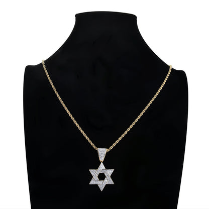 Hip Hop Minimalist Fashion Copper Pendant Necklace for Men and Women