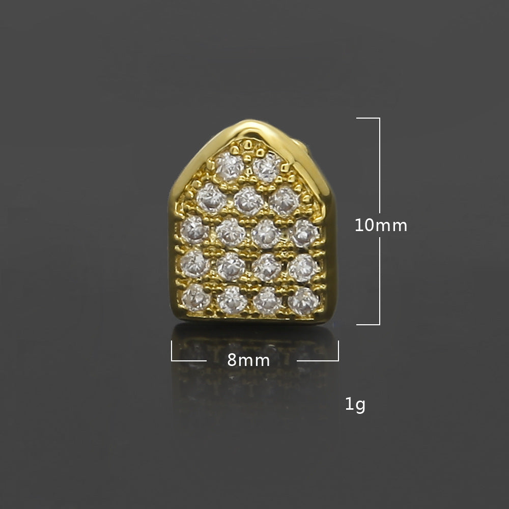Elegant Cubic Zirconia Arch Charm Pendant for Necklace Bracelet - Gold, Silver & Two-Tone