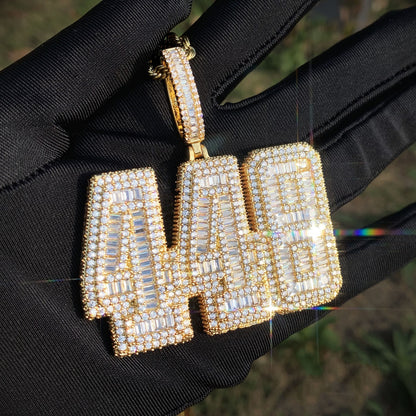 Iced Out 420 Pendant Necklace for Men