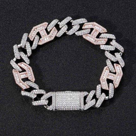 Hip Hop Minimalist Cuban Link Copper Bracelet for Men