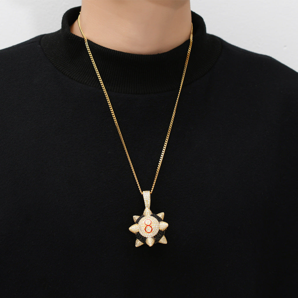 Hip Hop Fashion Copper Necklace for Men and Women