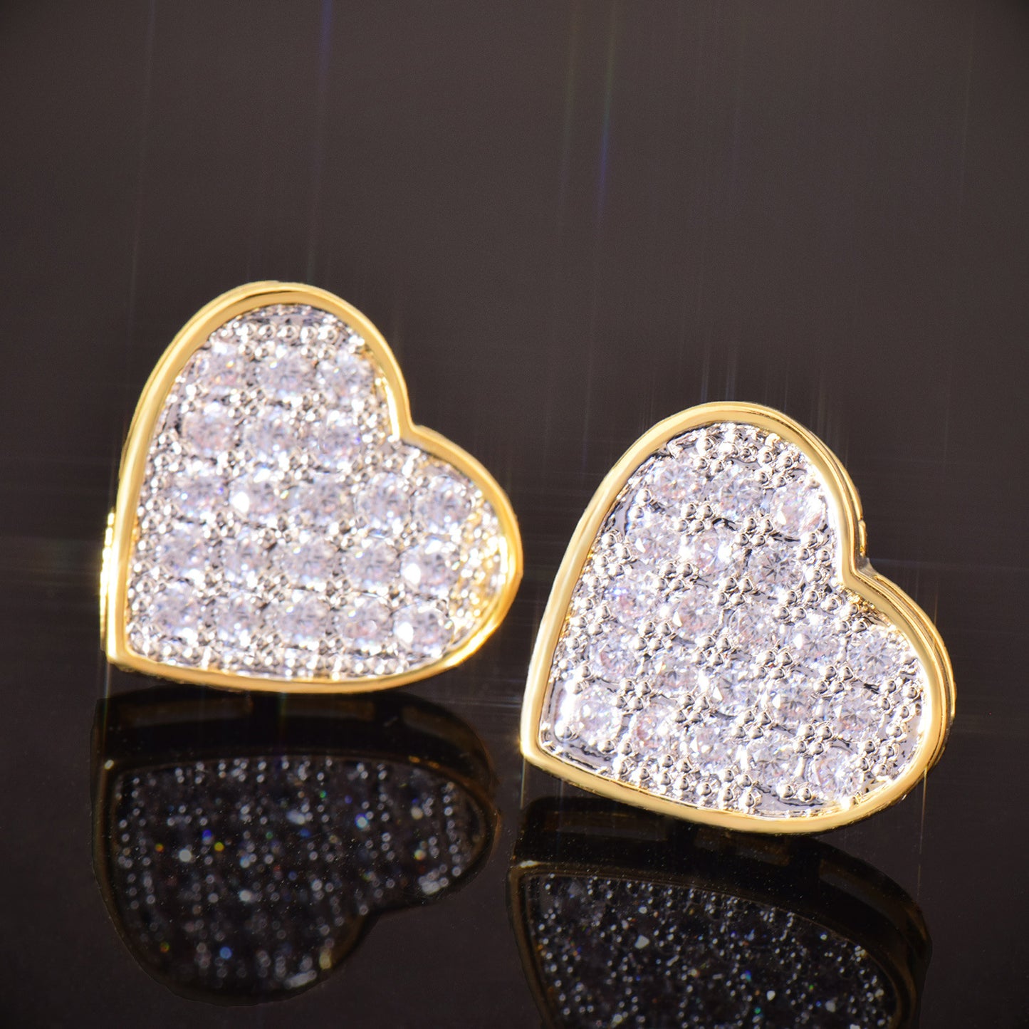 Heart Stud Earrings