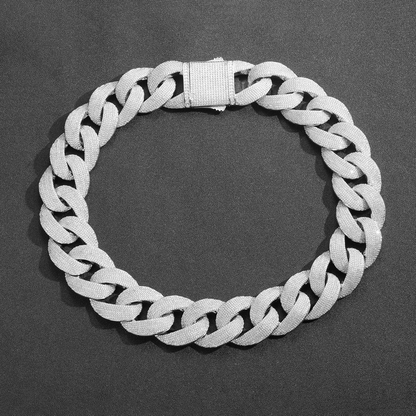 Hip Hop Tennis Chain Cubic Zirconia Necklace for Men and Women