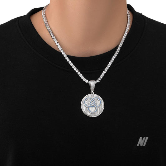 Hip Hop Fashion Cubic Zirconia Pendant Necklace for Men and Women