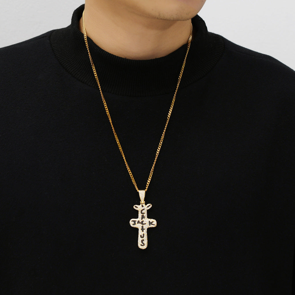 Hip Hop Cuban Link Cubic Zirconia Necklace for Men and Women