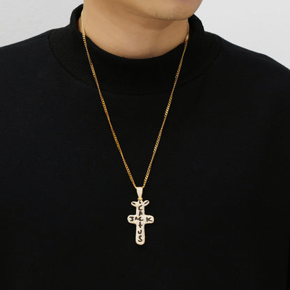 Hip Hop Cuban Link Cubic Zirconia Necklace for Men and Women