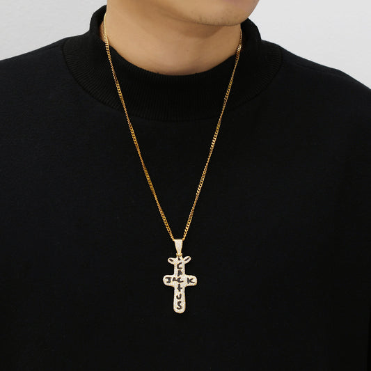 Hip Hop Cuban Link Cubic Zirconia Necklace for Men and Women