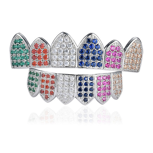 Hip Hop Punk Cuban Link Cubic Zirconia Bracelet for Men and Women