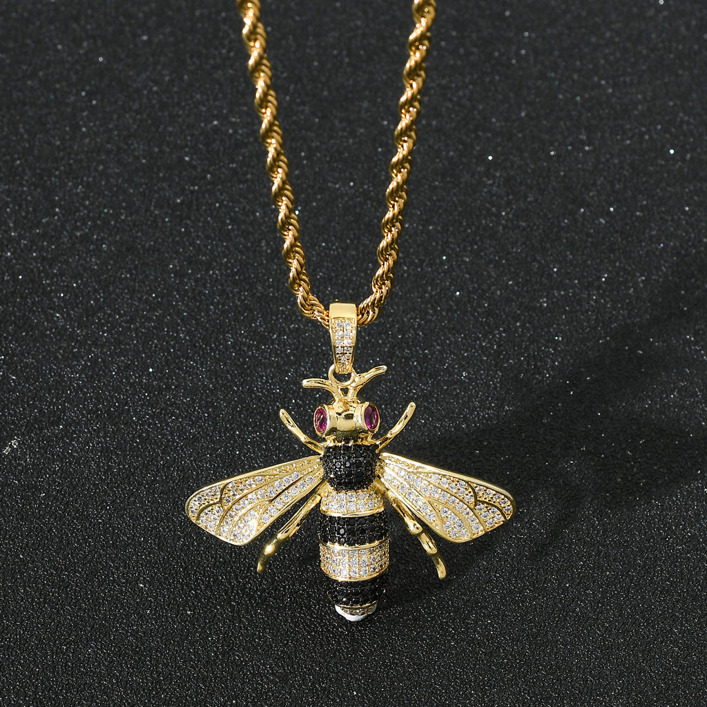 Hip Hop Fashion Copper Pendant Necklace for Men and Women