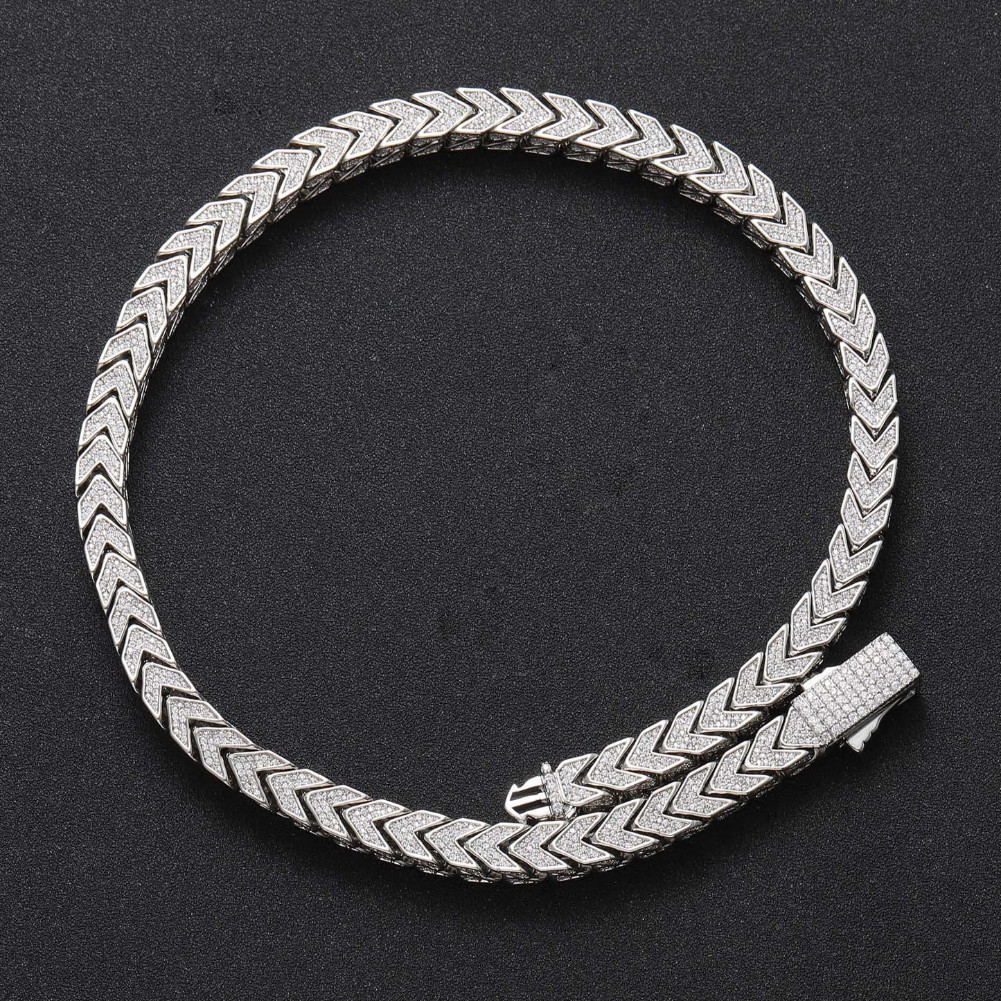 Hip Hop Vintage Cuban Link Bubble Copper Necklace for Men