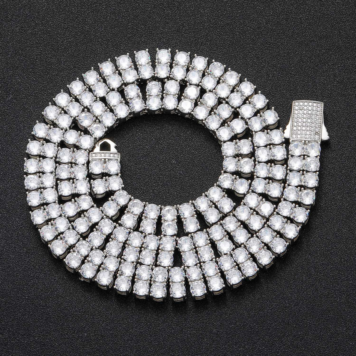 Hip Hop Tennis Chain Cubic Zirconia Necklace for Men and Women product image