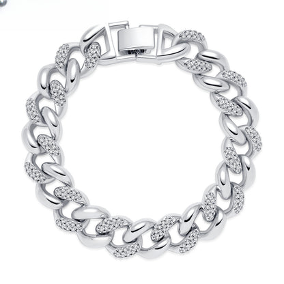 Pavé Link Chain Bracelet for Women