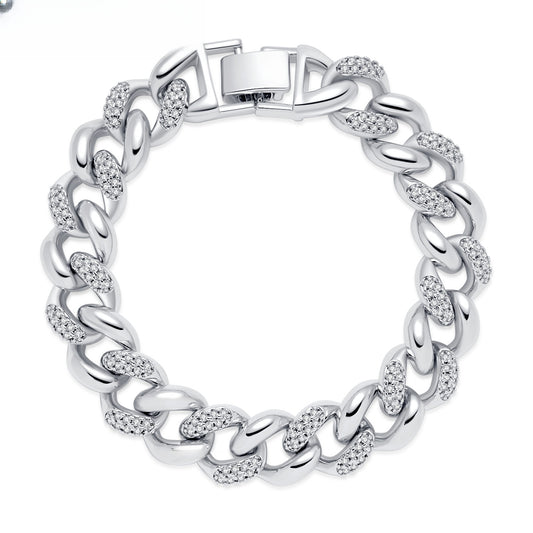 Pavé Link Chain Bracelet for Women