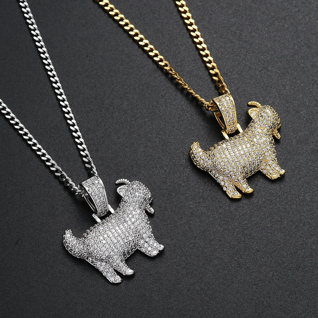 Hip Hop Fashion Copper Pendant Necklace for Men and Women