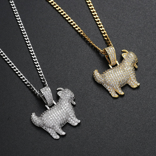 Hip Hop Fashion Copper Pendant Necklace for Men and Women