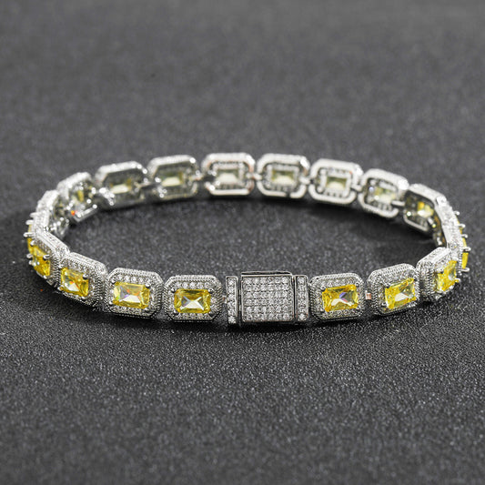 Hip Hop Cuban Link Iced Link Cubic Zirconia Necklace for Men and Women