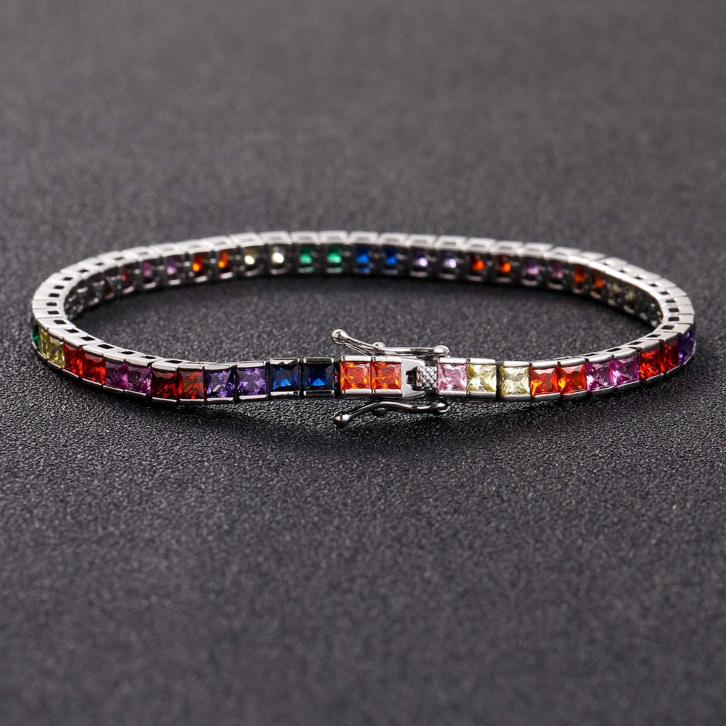 Hip Hop Cuban Link Cubic Zirconia Bracelet for Men