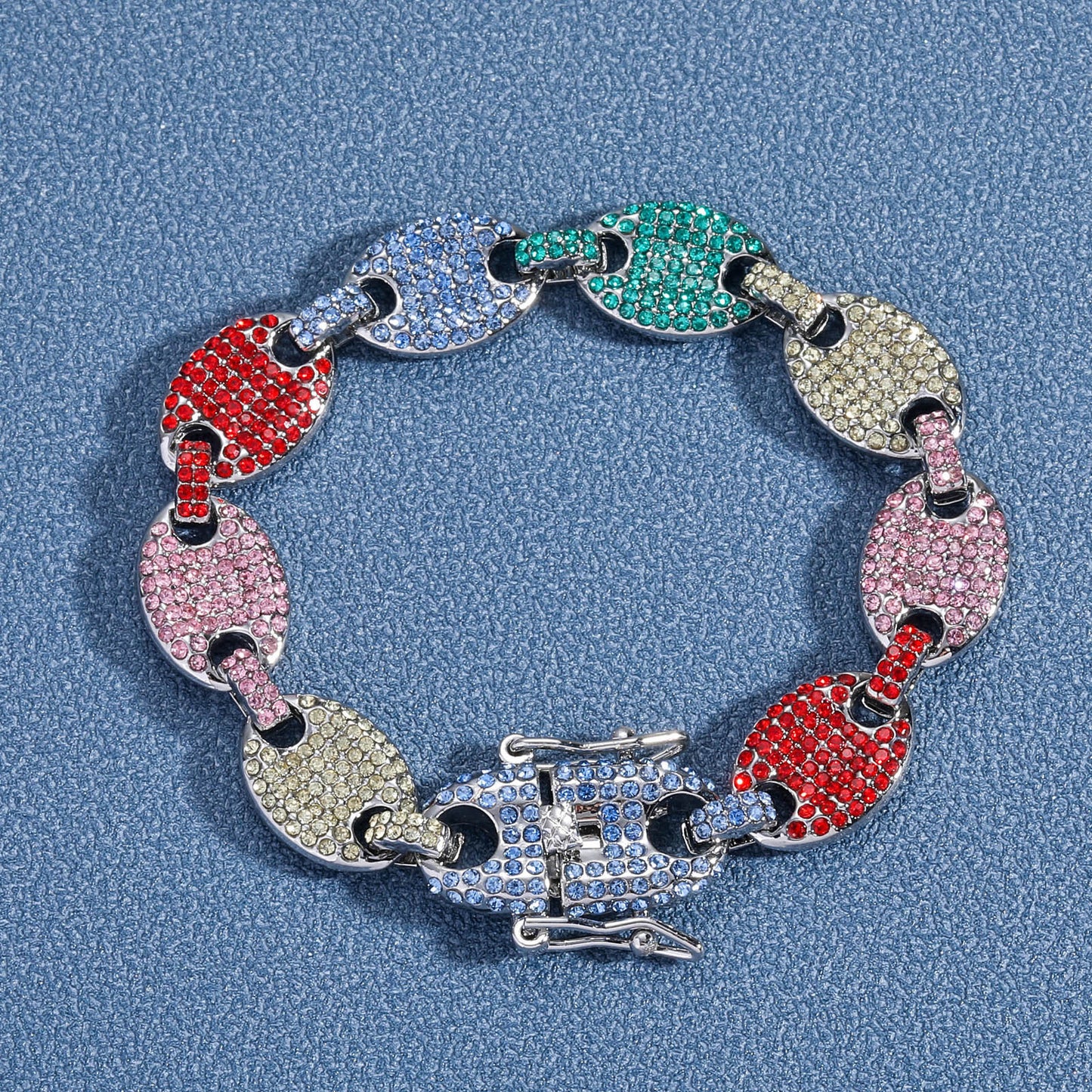 Hip Hop Fashion Alloy Bracelet for Men