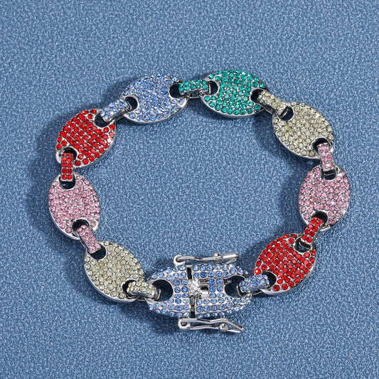 Hip Hop Fashion Alloy Bracelet for Men