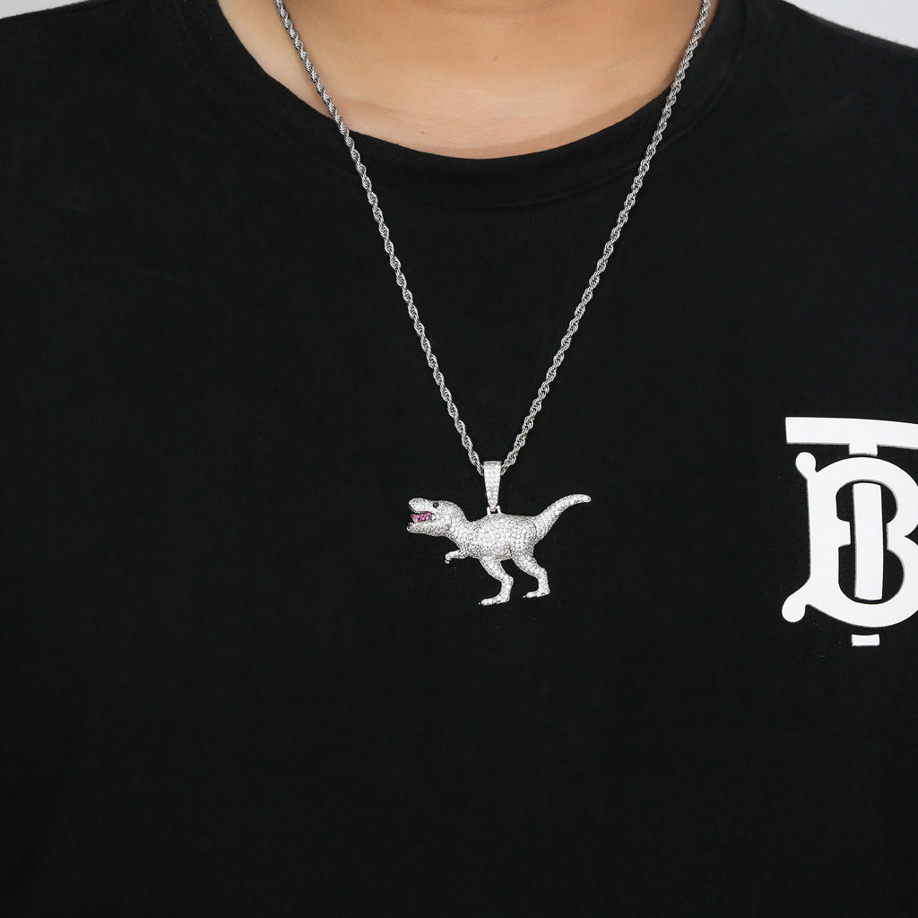 Hip Hop Cuban Link Bubble Cubic Zirconia Necklace for Men and Women
