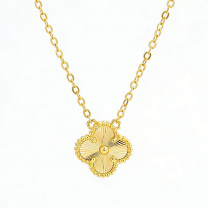 Elegant Clover Pendant Necklace for Women Dainty Everyday Layering Piece