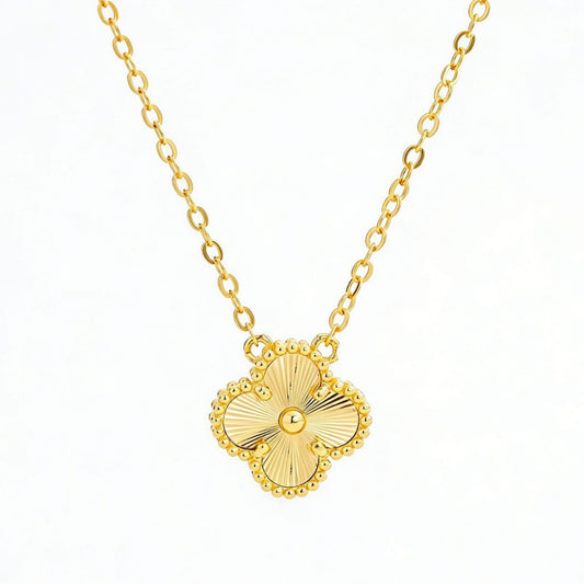 Elegant Clover Pendant Necklace for Women Dainty Everyday Layering Piece