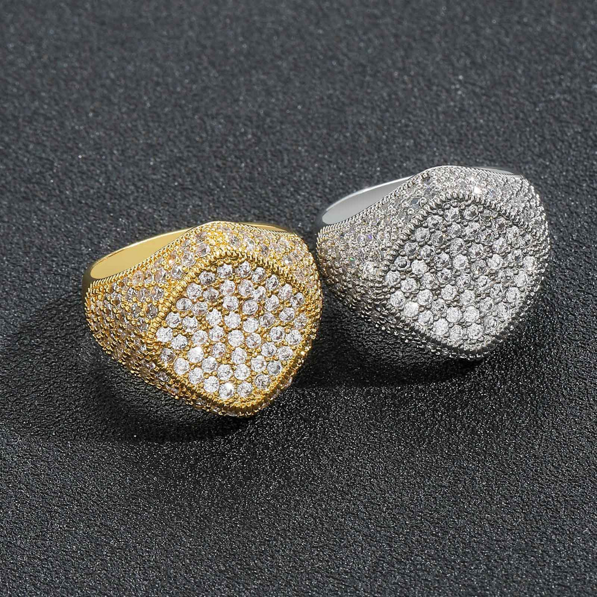 Hip Hop Vintage Geometric Copper Ring for Men product image