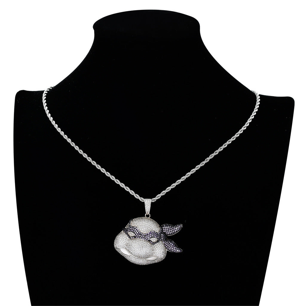 Hip Hop Fashion Copper Pendant Necklace for Men and Women