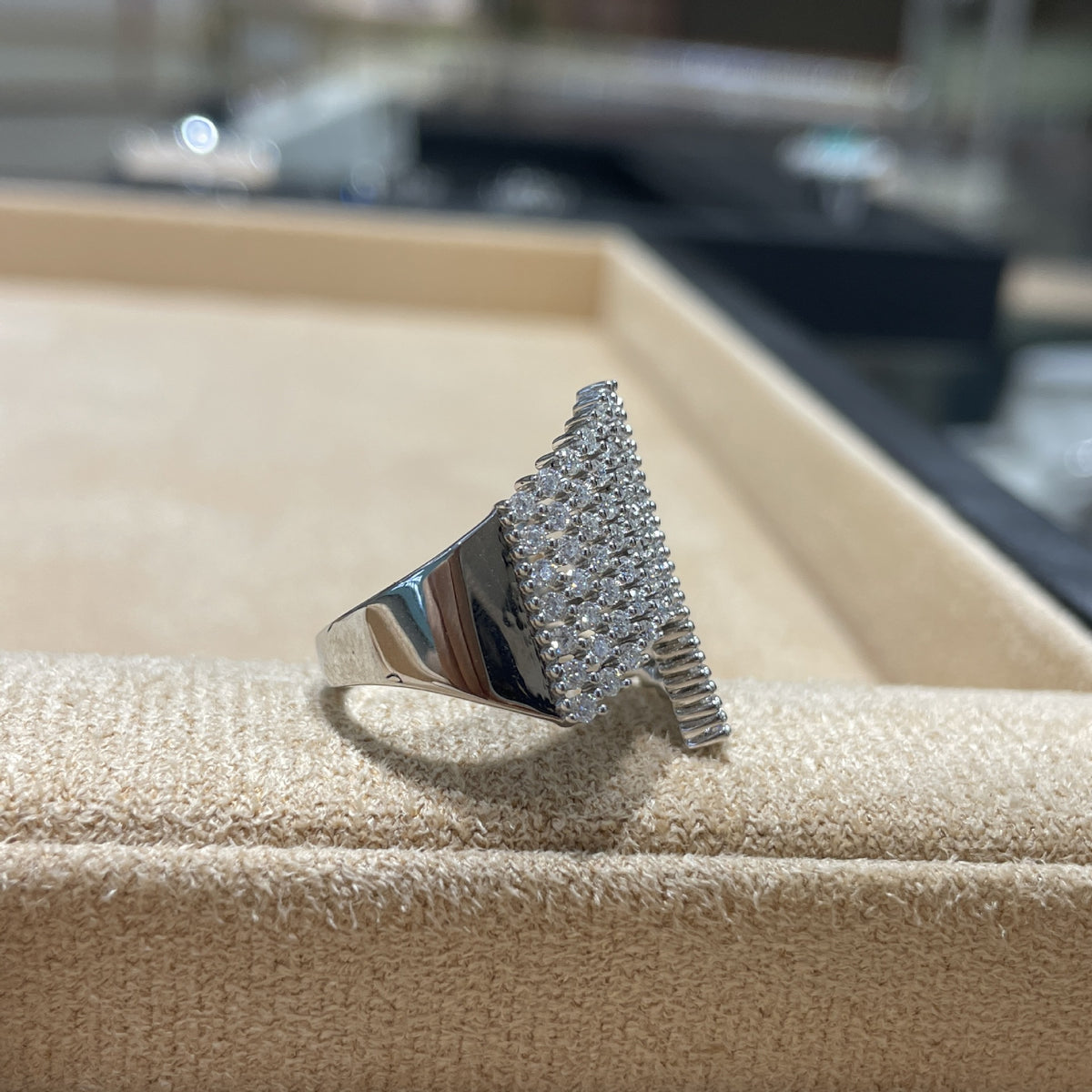 Geometric Sparkling Open Cuff Bracelet Bangle for Women product image