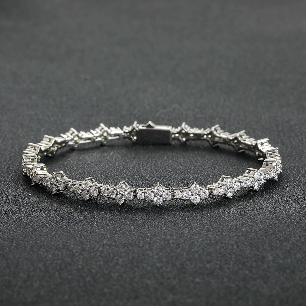 Hip Hop Light Luxury Fashion Cubic Zirconia Bracelet for Men and Women product image