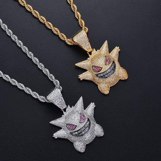 Hip Hop Fashion Copper Pendant Necklace for Men and Women