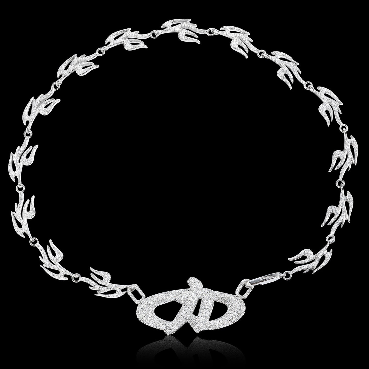 Hip Hop Cuban Link Cubic Zirconia Necklace for Men and Women