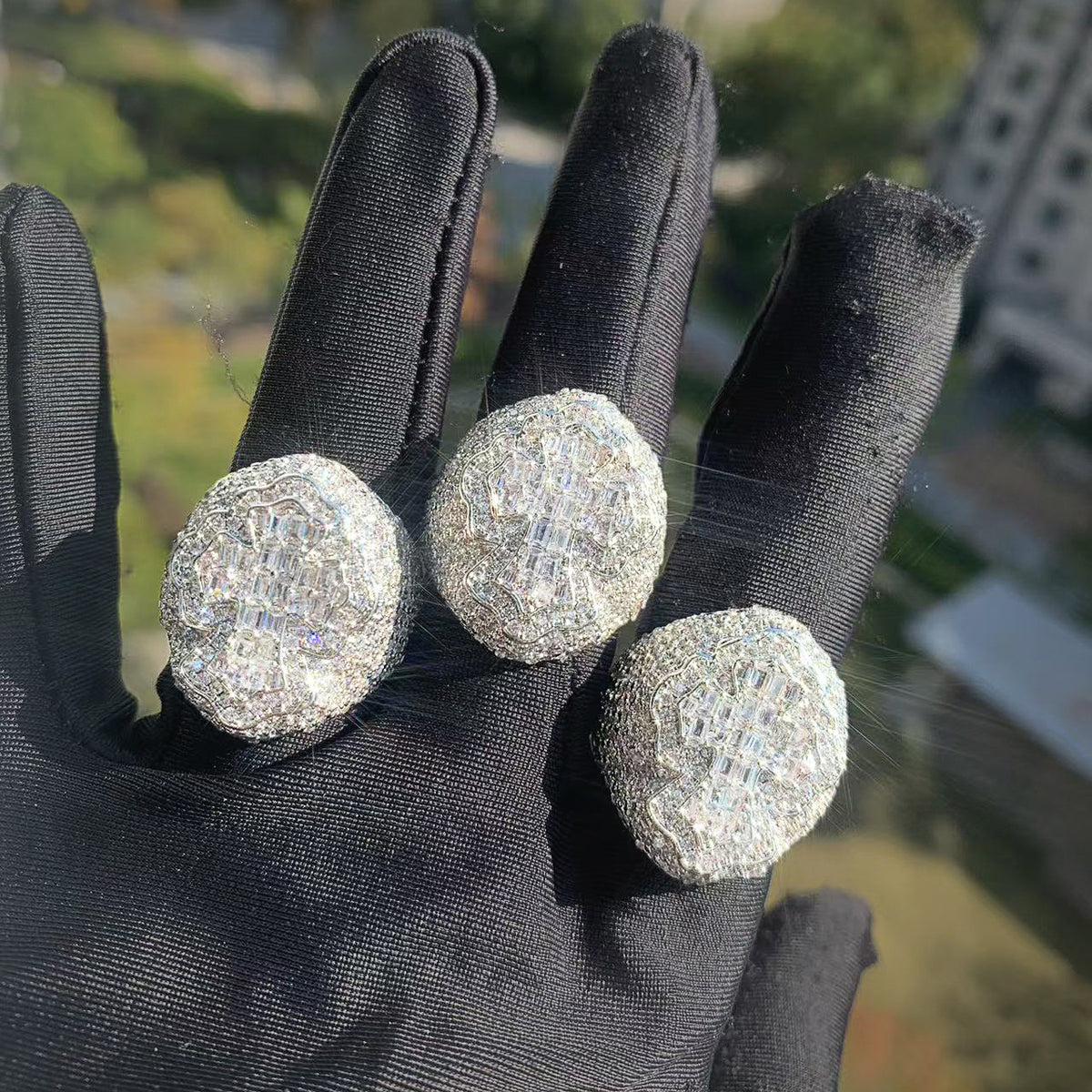 Iced Out Cross Ring product image