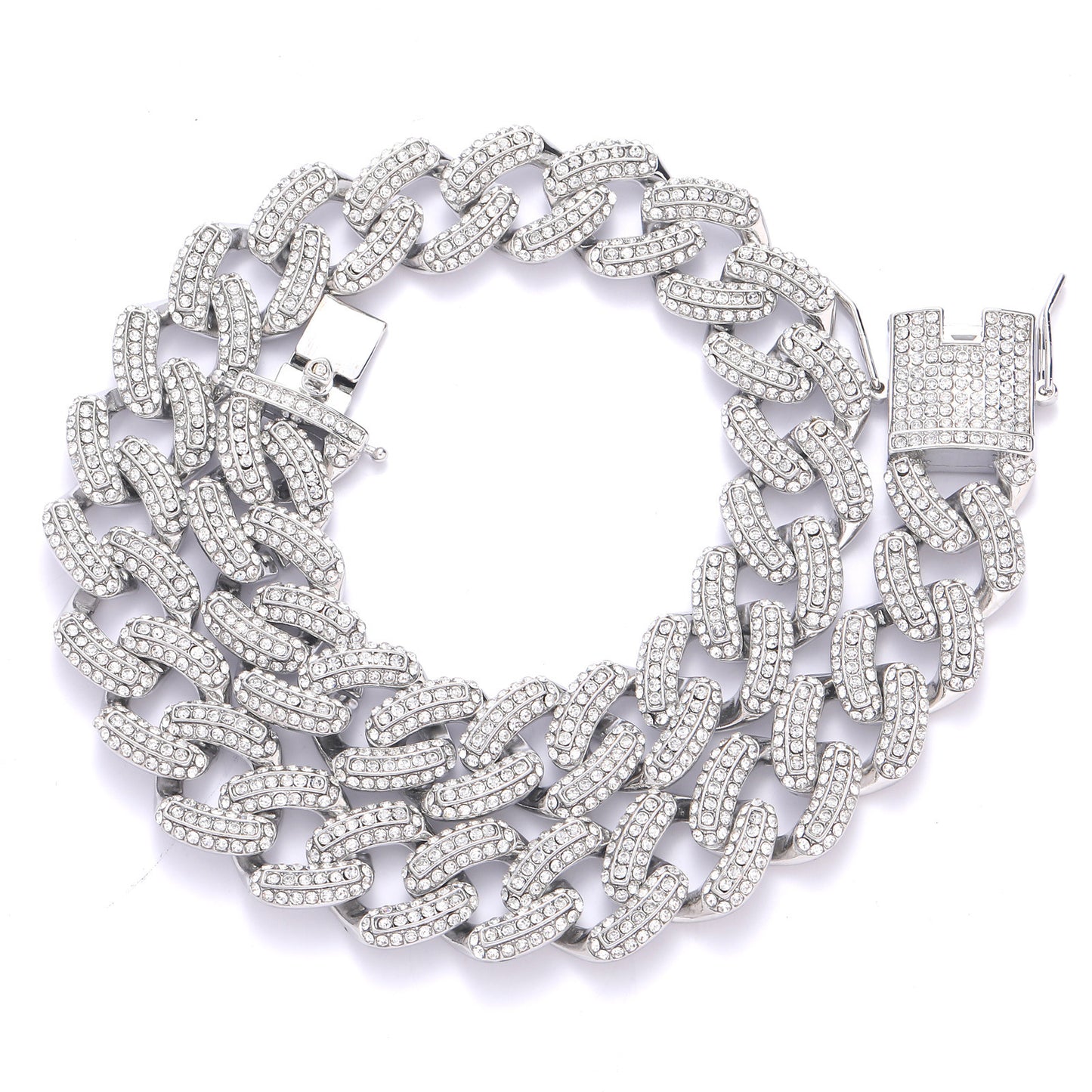 Hip Hop Cuban Link Alloy Necklace for Men