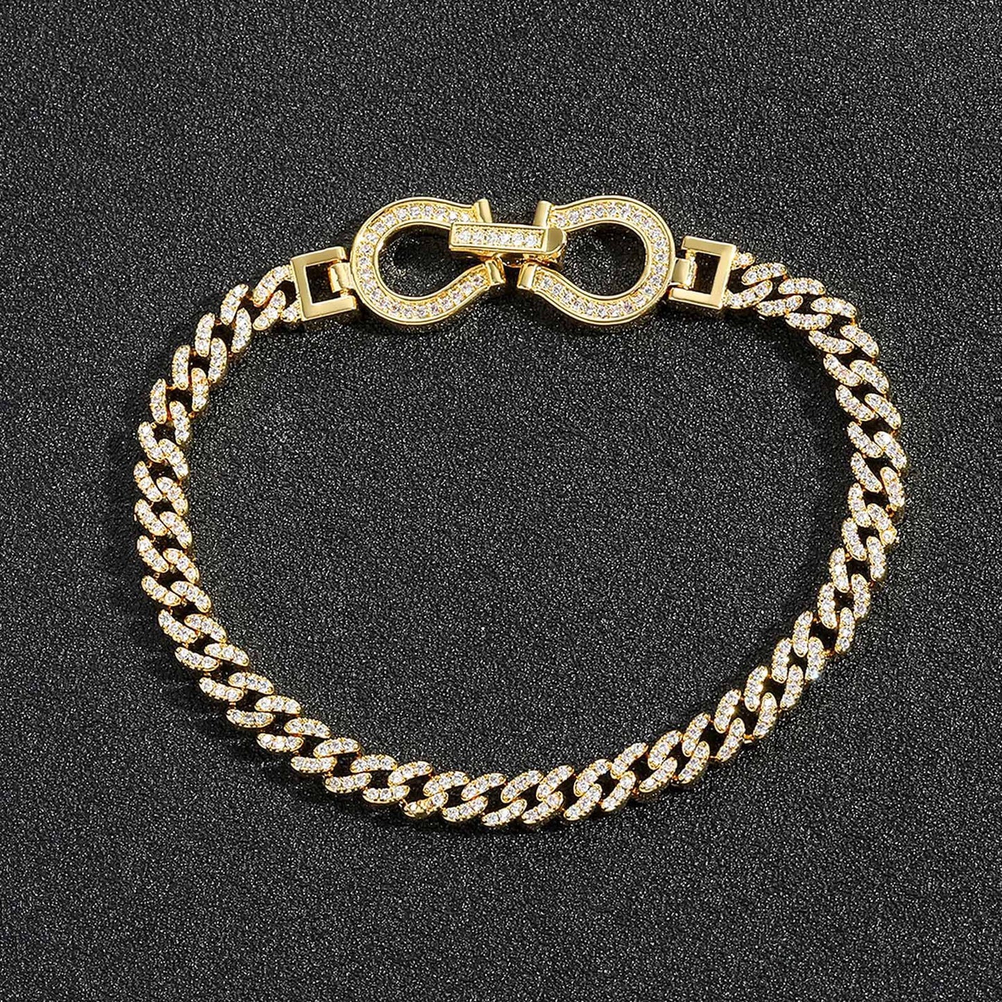 Cuban Link Copper Bracelet for Men and Women