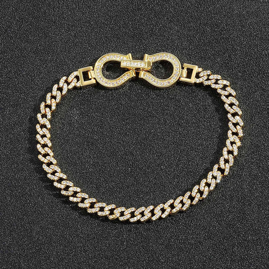 Cuban Link Copper Bracelet for Men and Women