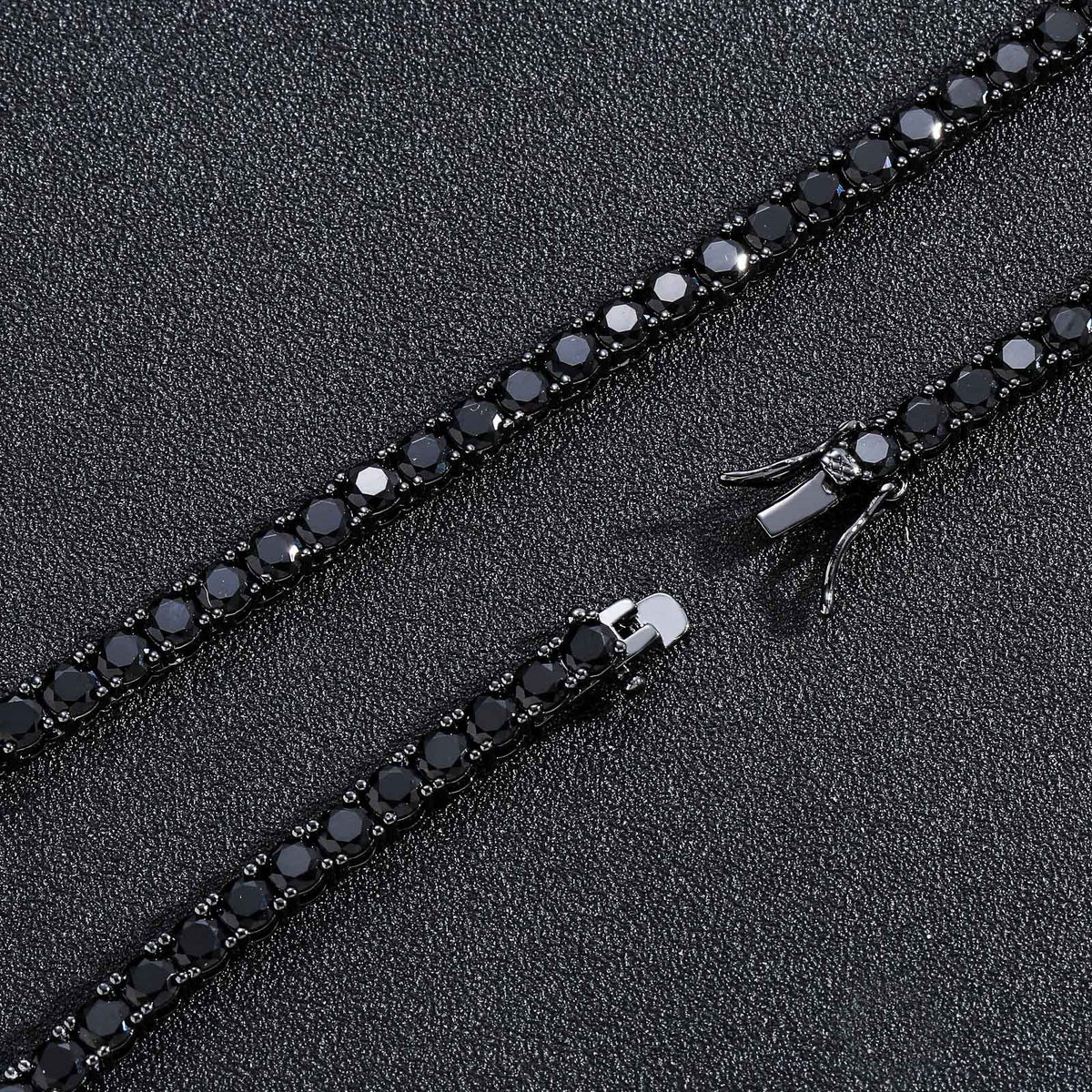 Hip Hop Light Luxury Tennis Chain Cubic Zirconia Bracelet for Men product image