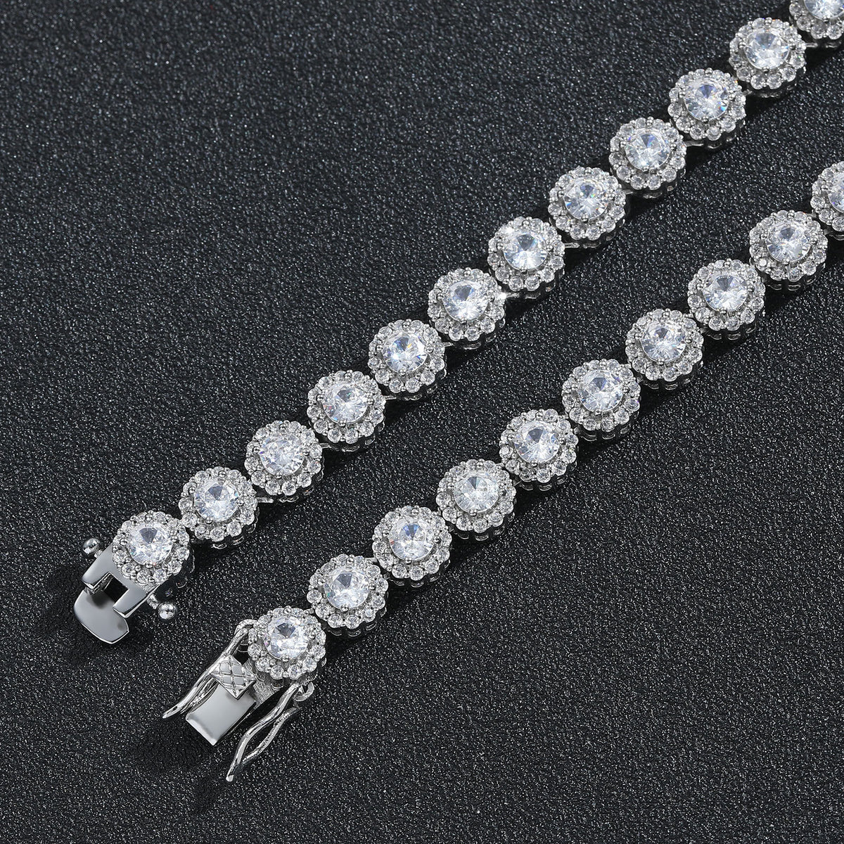 Hip Hop Star Eye Cuban Link Cubic Zirconia Necklace for Men product image
