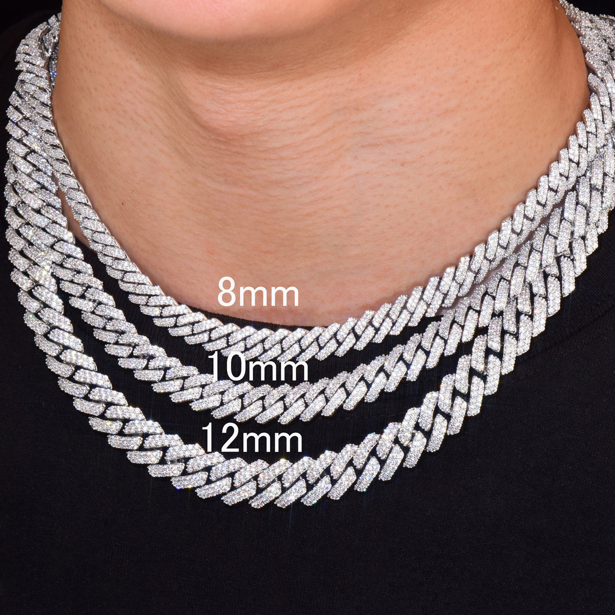 Double Row Oval Cuban Chain for Men product image