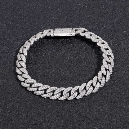 Hip Hop Minimalist Cuban Link Copper Bracelet for Men
