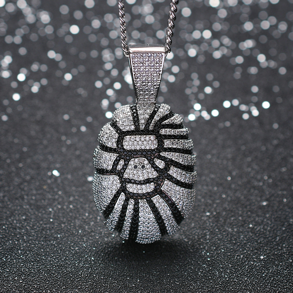 Hip Hop Fashion Copper Pendant Necklace for Men and Women