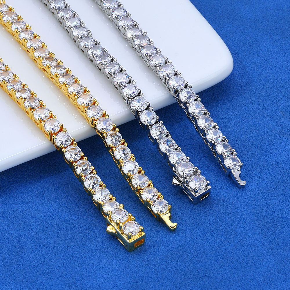 3-5 mm Round CZ Tennis Copper Bracelet - CHA133 product image